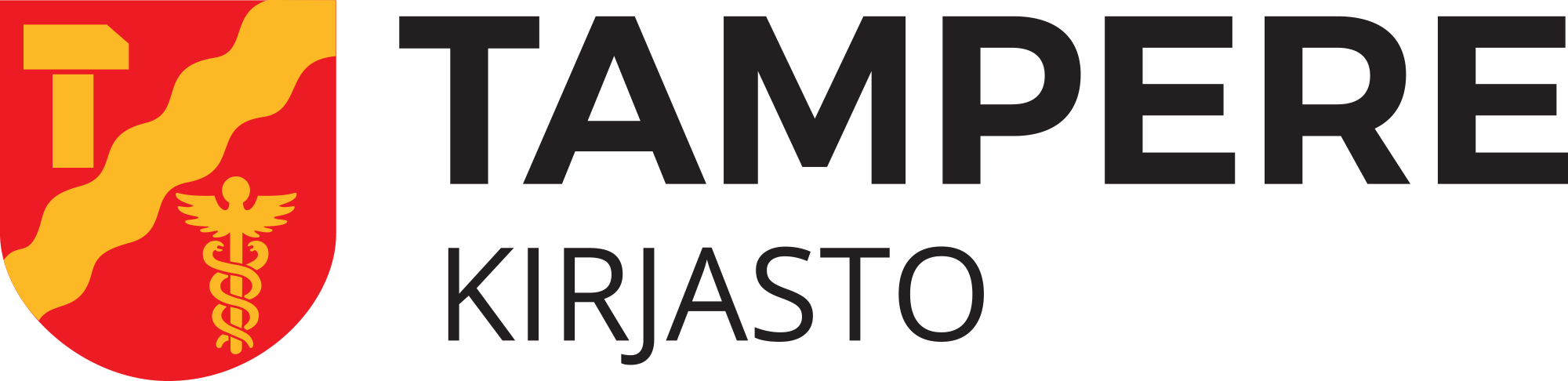 Tampereen kaupunginkirjaston logo.